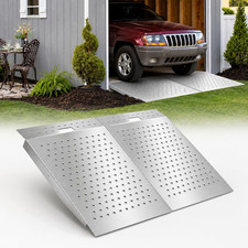Heavy-Duty 29" x 48" Shed Ramp, 1500 LB Capacity for ATVs & Mowers (2PC)