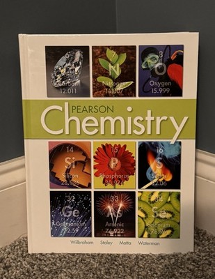 Chemistry Pearson Hardcover Textbook High School Student Edition Like New 2017