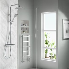 Aqualisa Midas 110 Chrome Exposed Thermostatic Mixer Shower Set MD110SC
