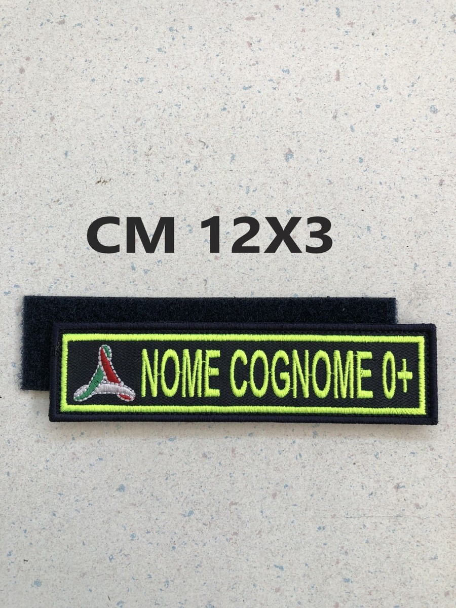 Patch Ricamata Con Velcro Croce Rossa Italiana Unità Cinofila Art.NSD-CRIUCV - Foto 5