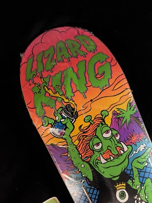 Deck De Skateboard Deathwish Lizard King Faces - Modèle Pro Rétrécissement, Neuf