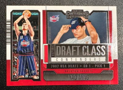 2023-24 Panini Contenders - Historic Draft Class Contenders Yao Ming #13 Rockets