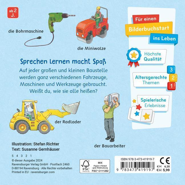 Thumbnail - Mein Bilder-wörterbuch: Auf Der Baustelle | Susanne Gernhäuser |