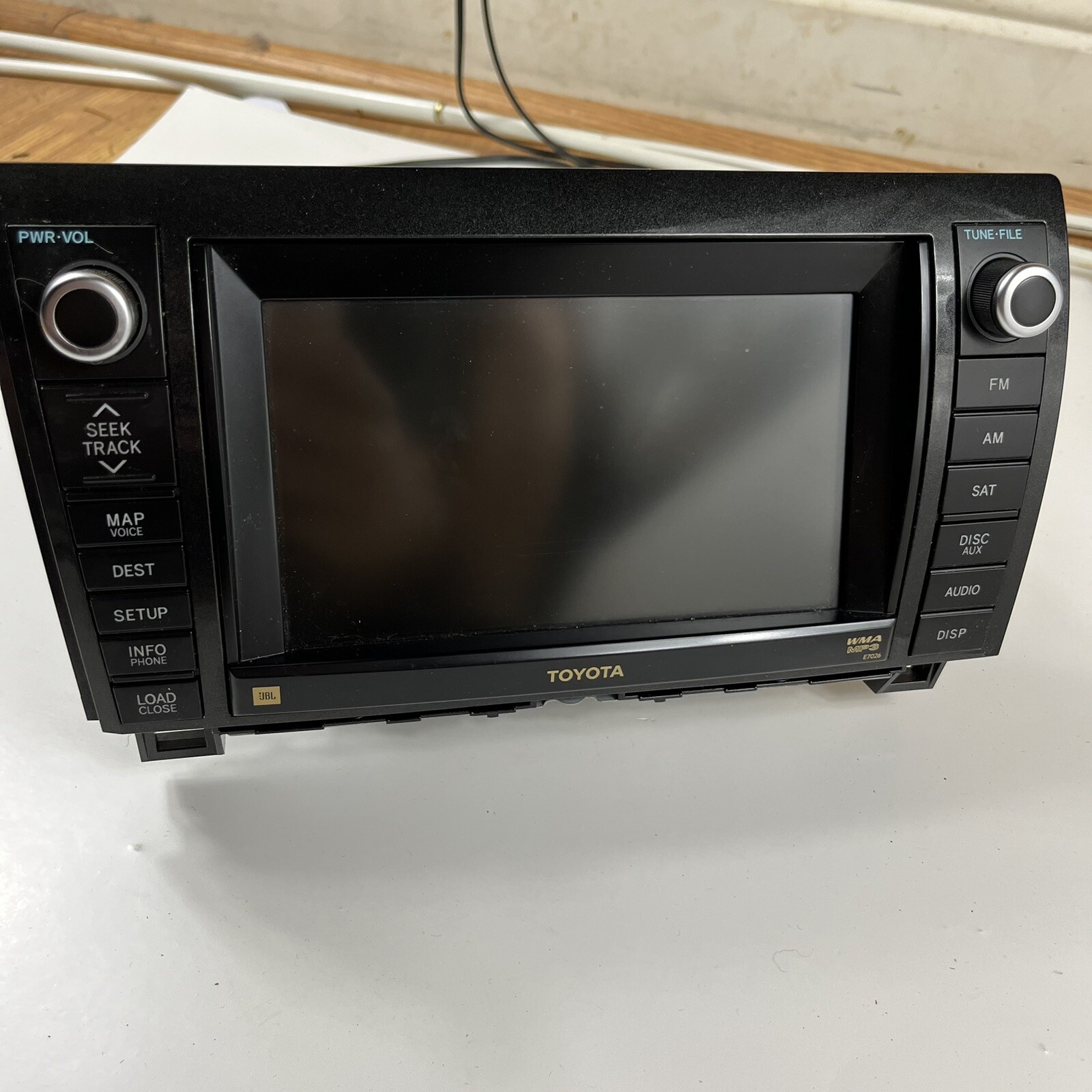 TOYOTA SIENNA Navigation System '1114 GPS Radio CD BT Touchscreen JBL