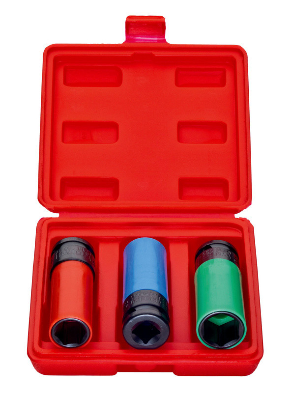 Chiavi a Bussola 1/2 per Cerchi in Lega Set 3pz Professionali - WÜRTH 071413030 foto 4
