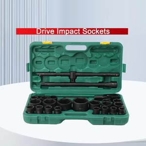 Steckschlüsselsatz 26-teilig – 3/4" & 1" Antrieb, Größen 21-65 Mm, Mit Transportkoffer