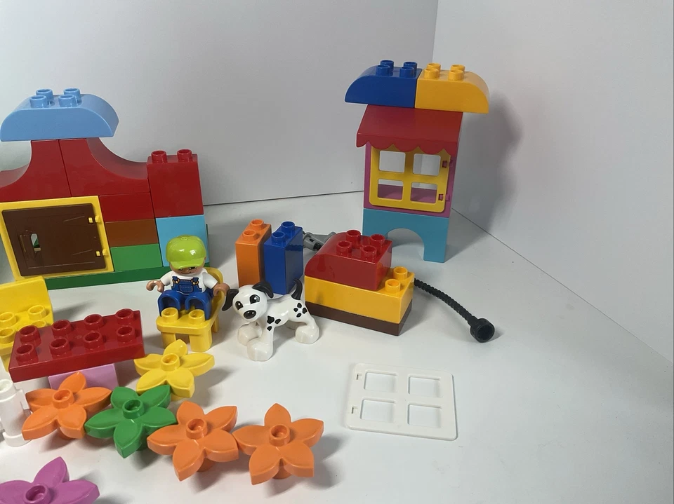 LEGO DUPLO 49 Piezas LOTE Figuras, Animales, Puertas, Ventanas Foto 4 de 4