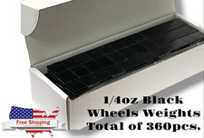 1 Box 14 Oz Black Wheel Weights Stick-on Adhesive Tape Lead-free 360pcs 1 Box 14 Oz Black Wheel Weights Stick-on Adhesive Tape Lead-free 360pcs