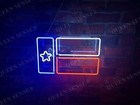 Texas Flag Lone Star Acrylic 14"x10" Neon Sign Lamp Light Shop Glass Beer Bar Ey