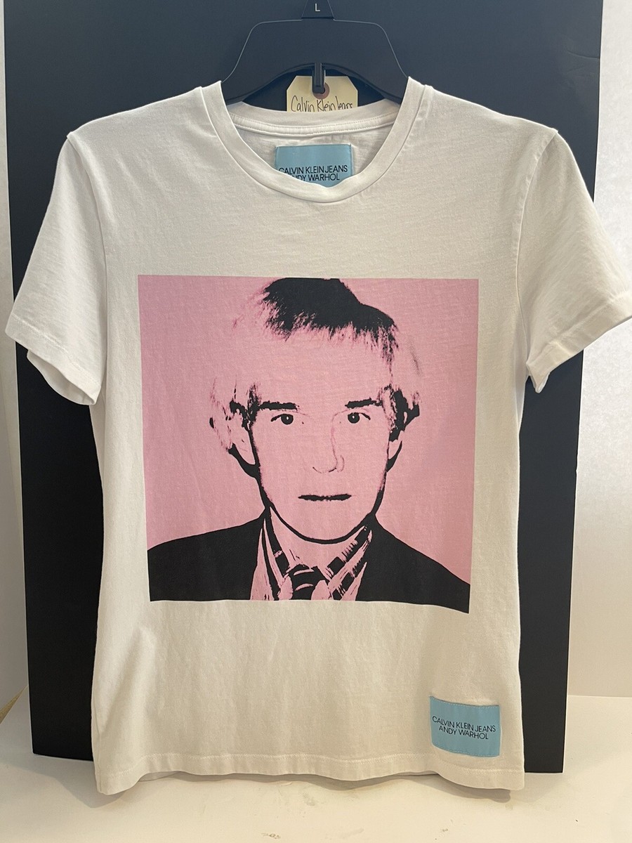Vintage Calvin Klein Jeans Andy Warhol Pink Portrait T Shirt Vintage Calvin Klein Jeans Andy Warhol Pink Portrait T Shirt