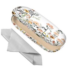 Glasses Case Hard Shell Eyeglass Protective Case Eyeglasses L13-pink Floral