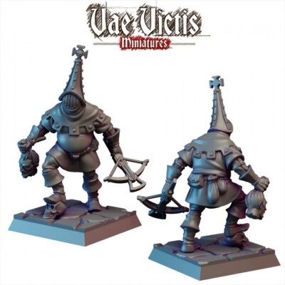 ''Cultist Hunter'' Vae Victis Miniatures D&D Warhammer Mordheim Frostgrave resin