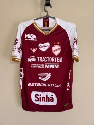 Vila Nova 2020-2021 football shirt match worn jersey Talles Costa Brazil autogra