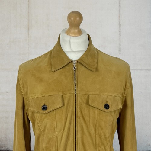 Limited Edition Pretty Green Black Label Soft Suede Western Jacket Size Medium - Picture 4 of 20