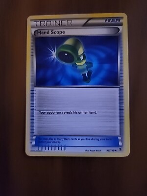 Pokemon French Card Hand Scan Trainer 96/119 xy Spectral Vigor | eBay