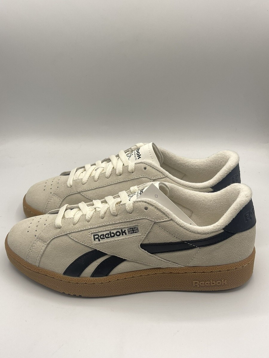 Reebok Club C Grounds UK Men's Casual Sneakers Tennis Shoes Biege Suede