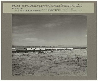 Parker, Ariz. Apr. 1942. Colorado River Indian Reservation Internment