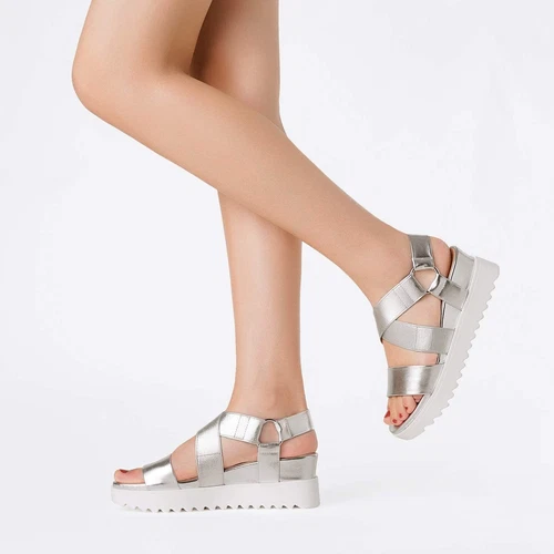 Women Open Toe Ankle Strap Summer Casual Platform Wedge Sandals US size 5-11 - Picture 21 of 24