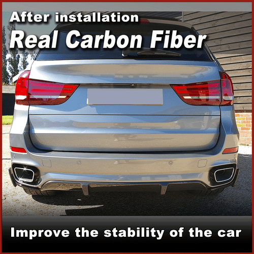 Diffusore carbonio diffusore posteriore spoiler per BMW X5 F15 M pacchetto paraurti 2014-18 - Foto 2 di 11