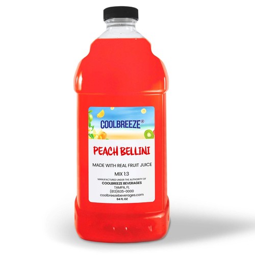 Coolbreeze® Beverages Premium Frozen Drink Machine Mix - Peach Bellini - 第 1/5 張圖片