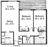 2 Bedroom Suite Chinook Apartment Home Ready Now