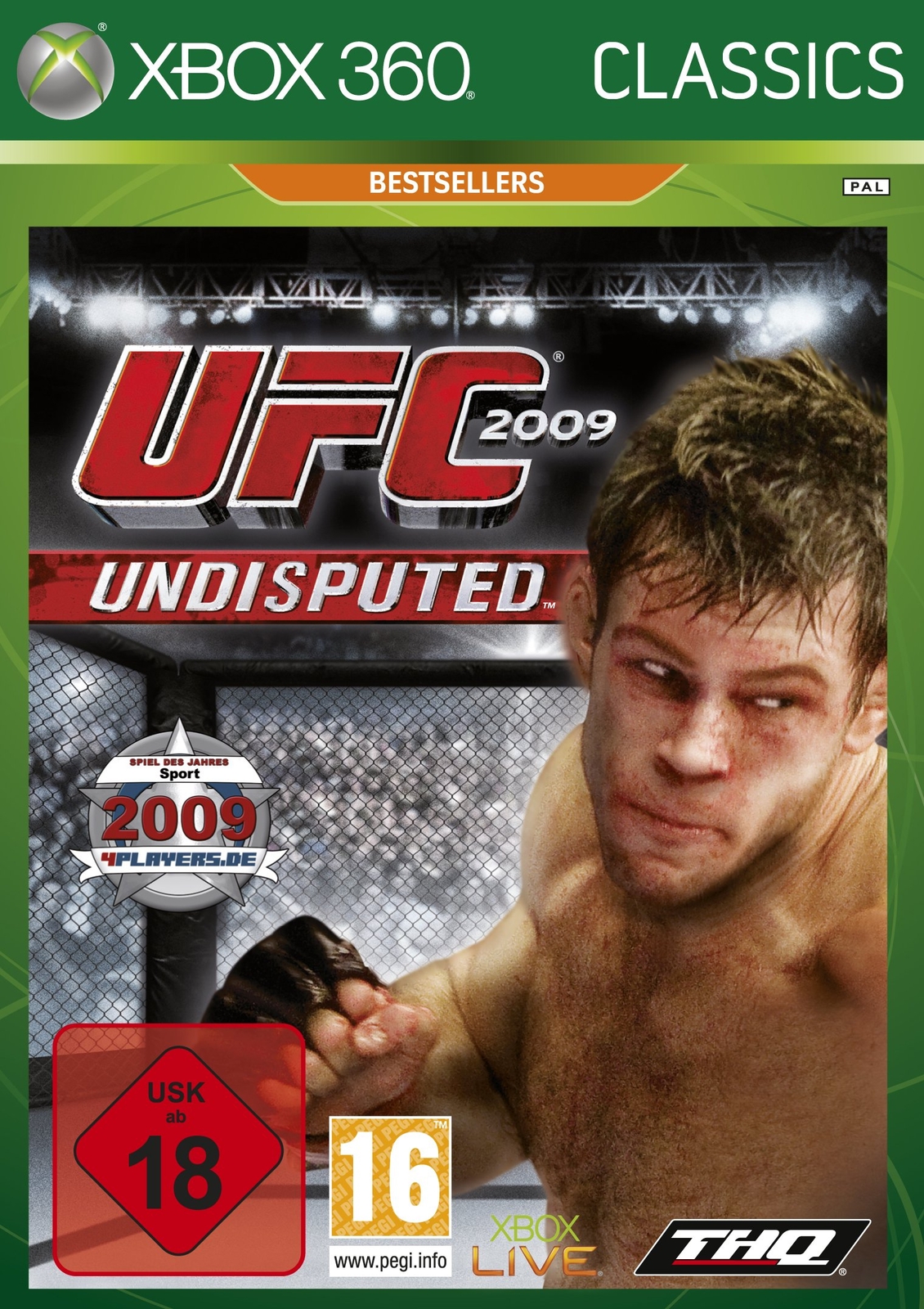 UFC Undisputed 2009  Xbox 360 Xbox Classics (Xbox 360)