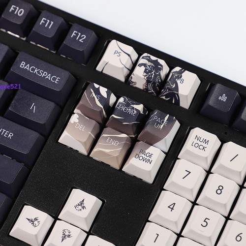 FF14 Final Fantasy Xiv 108 teclas sin teclado Pbt Cherry Mx recuerdo en caja - Imagen 7 de 9