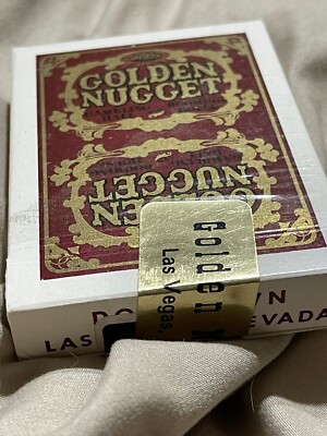 SEALED Vintage Golden Nugget Casino Playing Cards Deck. Red And