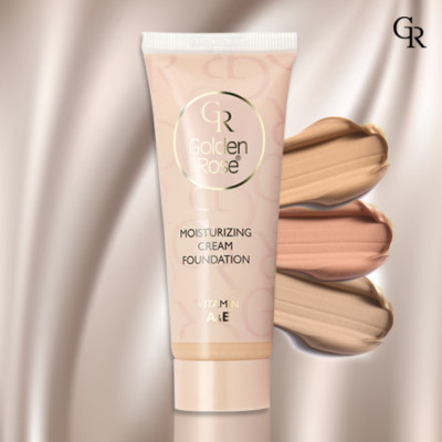 GOLDEN ROSE Hydratisierender Make-up-Ton Creme-Fond 04 Beige Apricot NEU, 35 ml