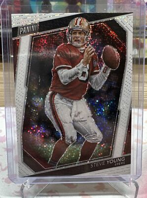 2023 Panini National VIP 7 Steve Young White Sparkle Prizm