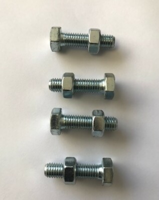 M8 x 30 VOLLGEWINDE SATZSCHRAUBE GRADE 8.8 ZINK SECHSKANT SECHSKANTSCHRAUBE MIT MUTTERN
