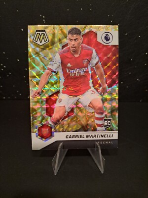 Gabriel Martinelli Rookie SP Gold Card Mosaic 21/22 Mosaic - Arsenal RC