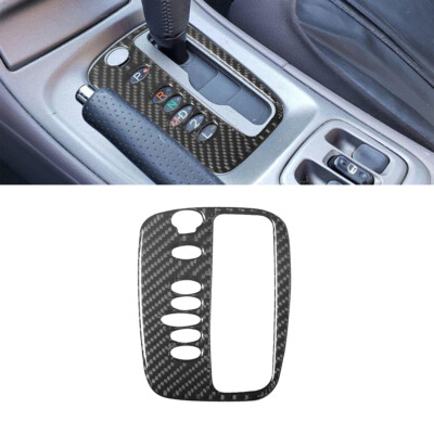 Carbon Fiber Center Console Gear Shift Panel Trim For Toyota