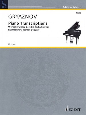 Piano Transcriptions Sheet Music Works by Glinka Borodin Tchaikovsky 049044695