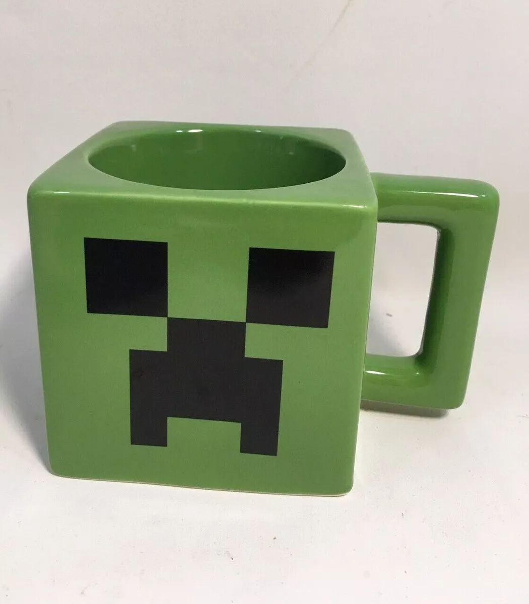 New Minecraft Creeper Face Ceramic Mug Coffee Cup