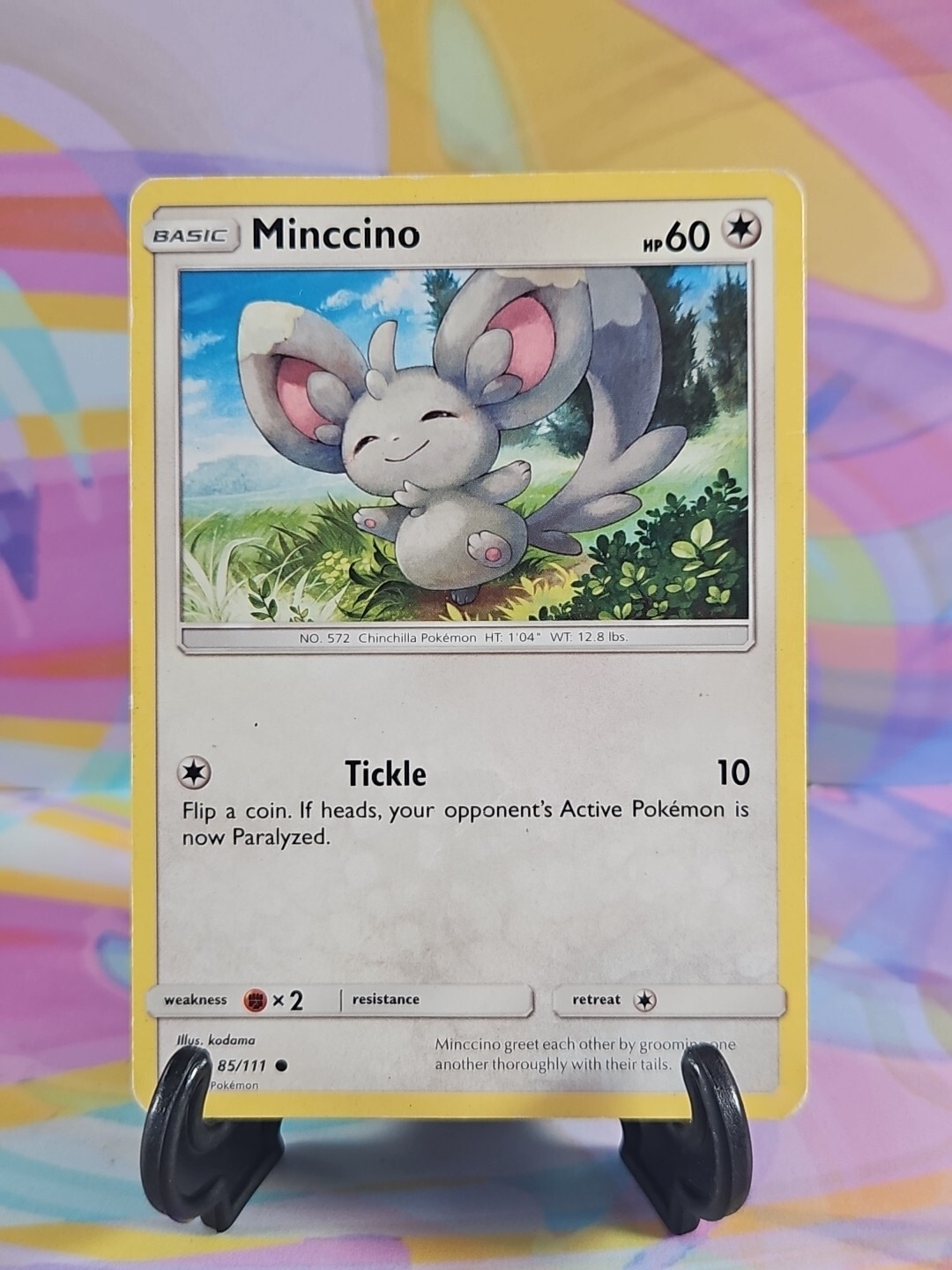Pokemon TCG Crimson Invasion Card | Minccino 85/111 Common