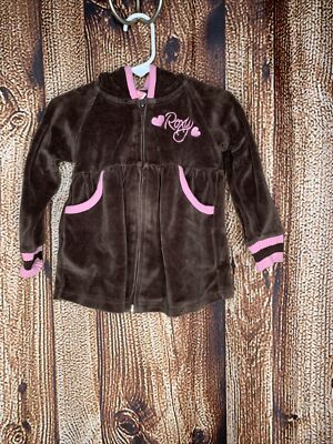 Roxy Teenie Wahine Velour Zippered Hoodie Girl s 24 Months