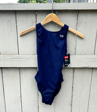 NWT TYR Durafast Maxfit Swim Suit Water Polo Swimming Water Sports Pool Sz 28