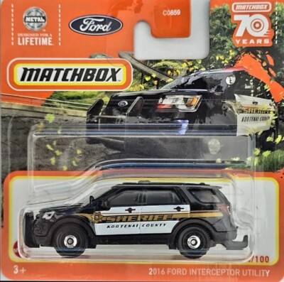MATCHBOX 2023 '16 FORD INTERCEPTOR UTILIT FREE SHIPPING 