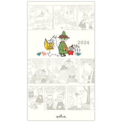 2024 Schedule Book Agenda Planner Hallmark Moomin Slim Monthly | eBay