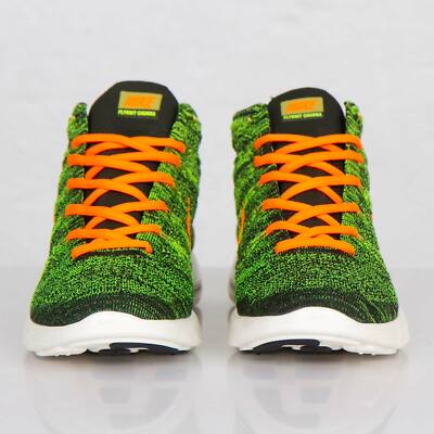 Nike Lunar Flyknit Chukka size 11.5. Green Orange Parachute  display picture 3