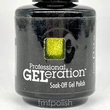 New Jessica GELeration Soak Off Gel Nail Polish- Chartreuse Cocktail - Full Size