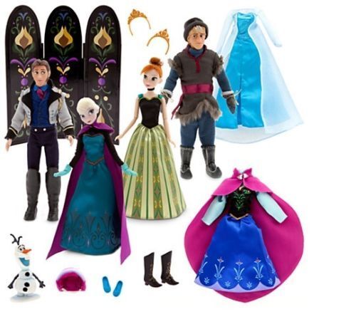 Frozen Elsa Anna Wardrobe Doll Sets Giftsets Mini Disney Store