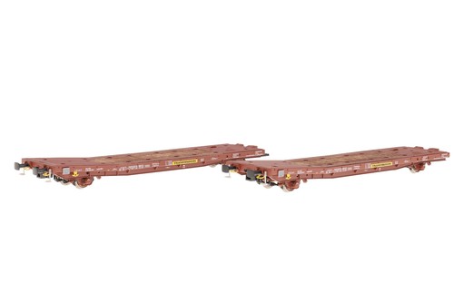 NME Spur H0 531401 Flachwageneinheit Laadks Transwaggon TWA800A DC | Zustand: Neu