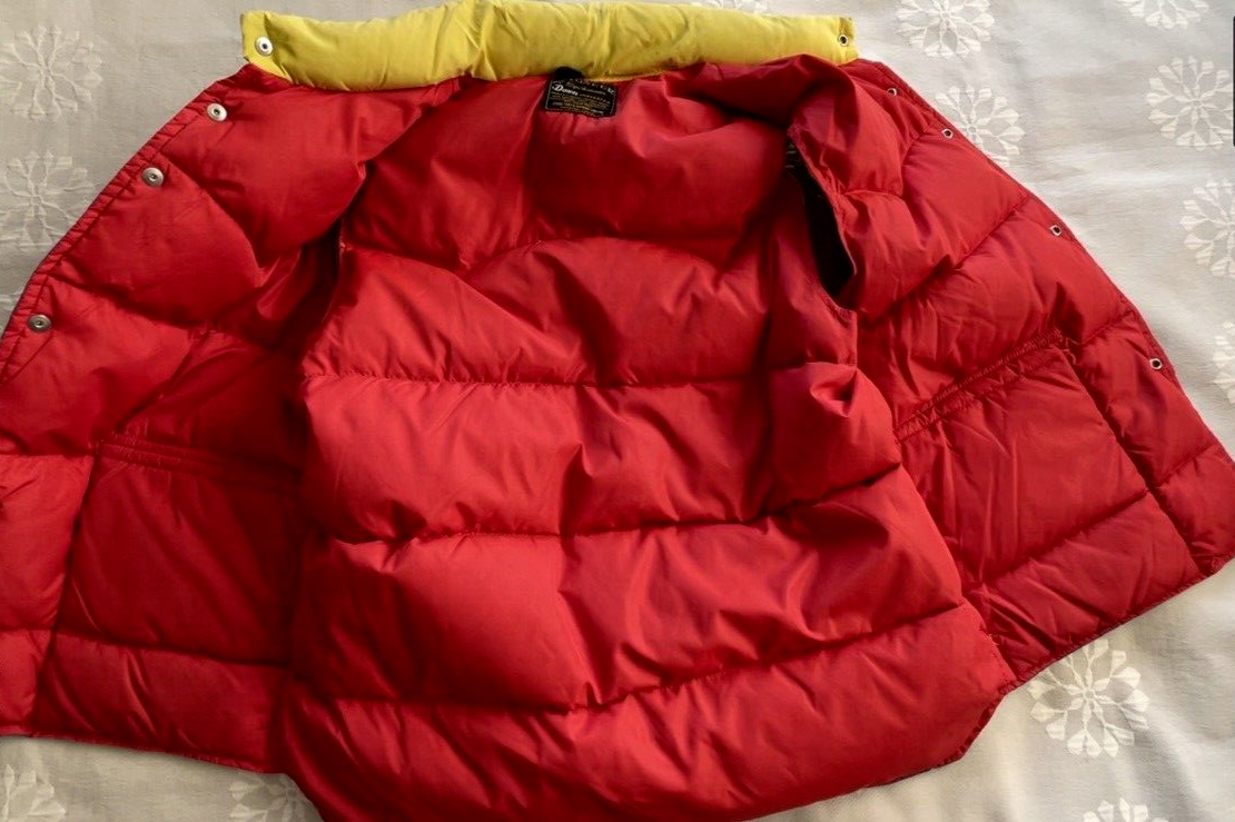 VINTAGE PIONEER SPORTSWEAR DOWN INSULATED PUFFER VEST Sz M