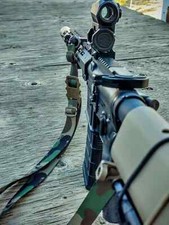 MARS QUICK-ADJUST RIFLE SLING -  MINIMALIST 1" STRAP - 2 Point - Military