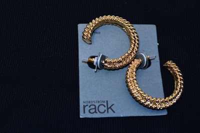 New Nordstrom Rack Gold Hoop Earrings