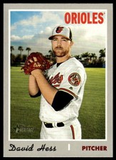 2019 Topps Heritage #622 David Hess Baseball