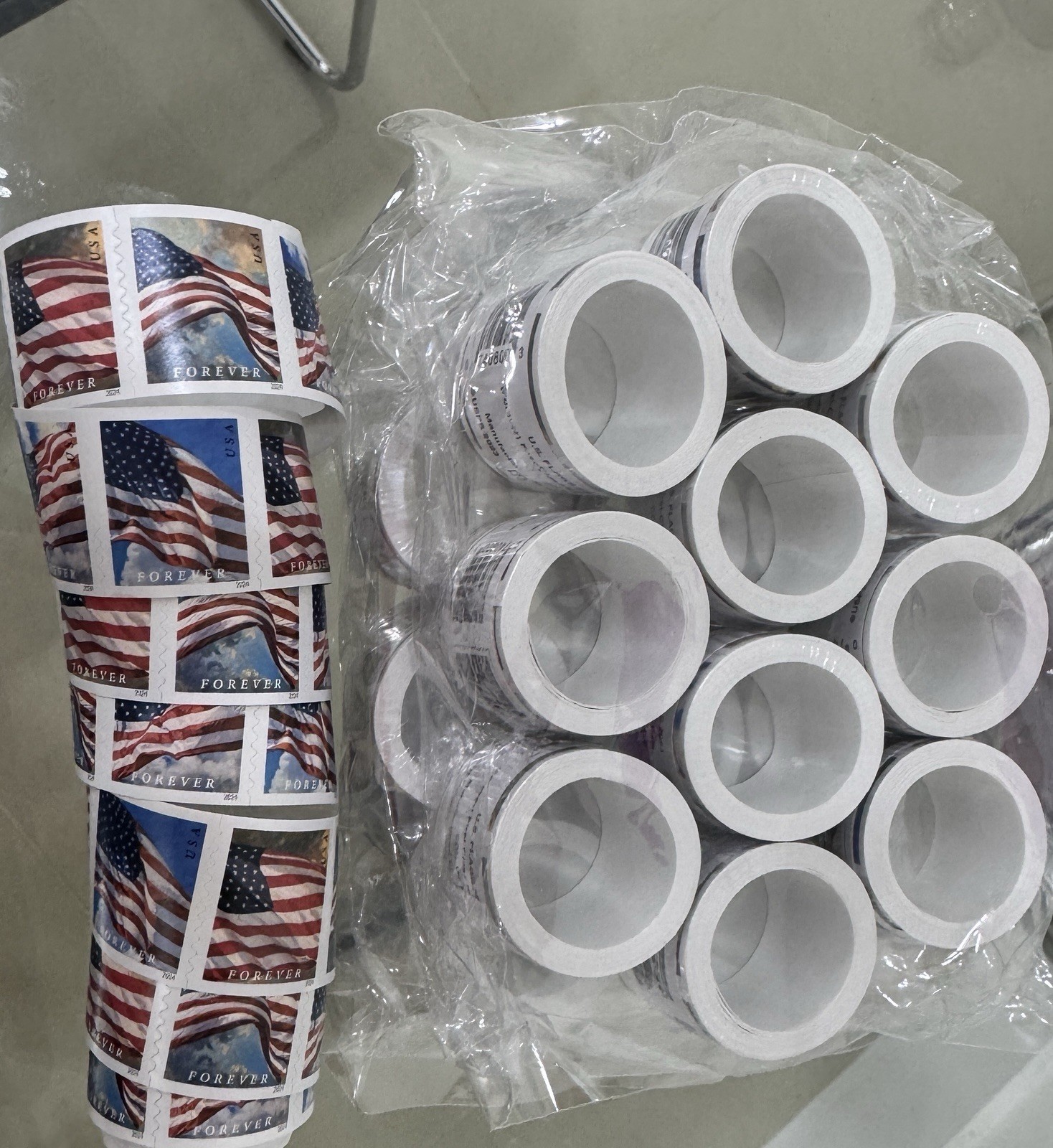 40 rolls of 100 USPS- FREE Ship!!-4000 PCS (2024)-Special Sale!! New seal