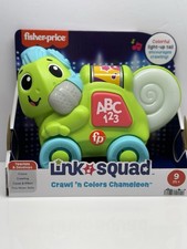 Fisher Price Link Squad Crawl n Colors Chameleon Interactive Learning Toy 9m 